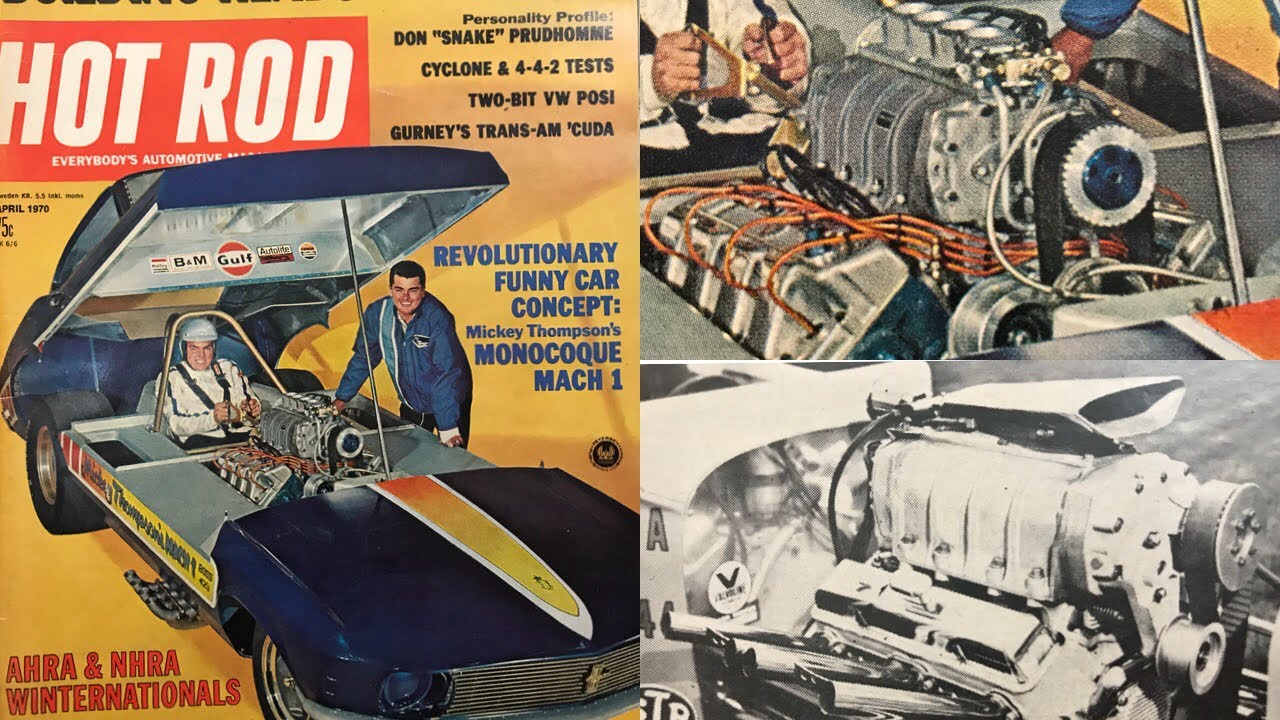Hot Rod Magazine April 1970 Mickey Thompson - YouTube