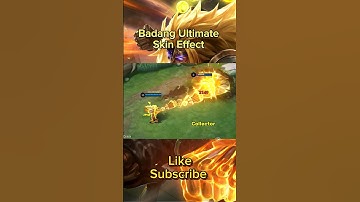Badang Ultimate Skin Effect #mobilelegends #viralvideo #shorts