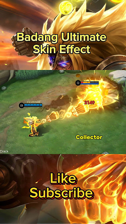 Badang Ultimate Skin Effect #mobilelegends #viralvideo #shorts