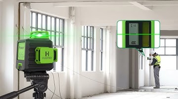 Level Up Your DIY Game with the Best Laser Level! | Huepar 360° Self-Leveling Tool