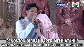 Download Lagu Penonton dibuat baper!! Aksi romantis Valen dan Mila bawakan lagu kejora di acara 7 bulanan Lesti. MP3