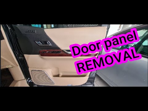 How to remove front door panel - YouTube