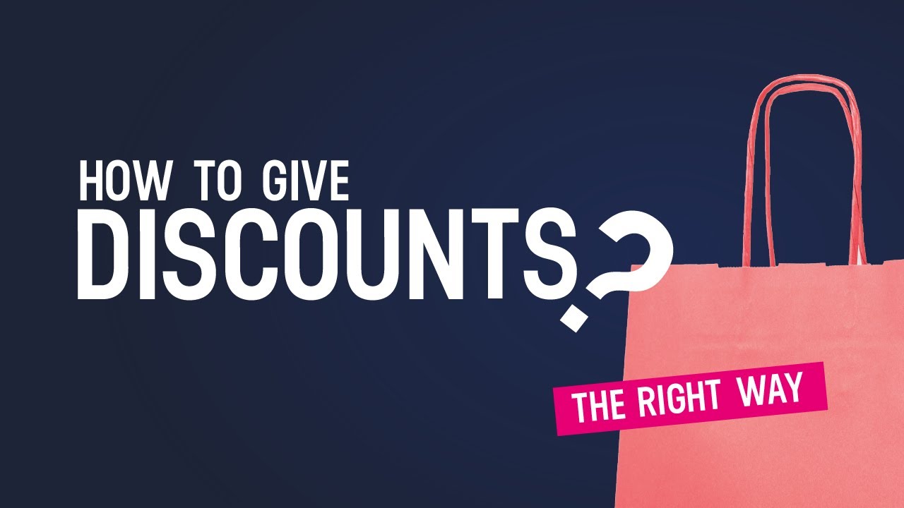 The Only Way To Give Discounts | Sales Tips 