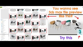 How to enable 3ds max file preview thumbnail in Window Explorer | [English] Profile