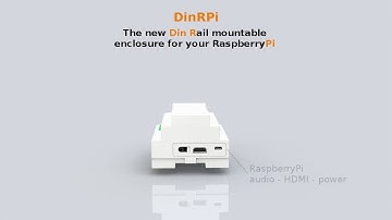 DinRPi - The new DIN rail mountable enclosure for your Raspberry Pi