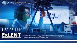 Office Hours: Intro to the NSF ExLENT program