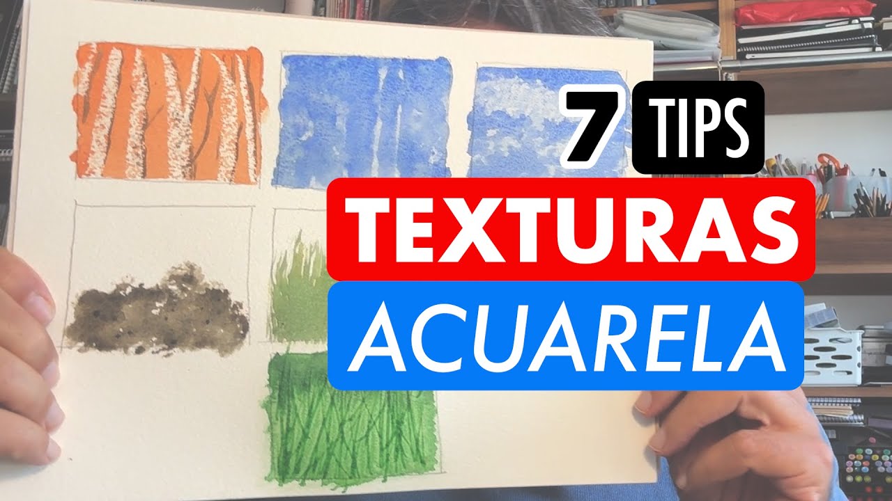 7 TIPS PARA CREAR TEXTURAS EN ACUARELA | Juan Linares