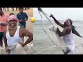 Ka paul catching fish at vizag beach  ka paul as fisherman  idenijam