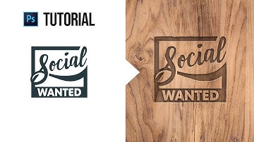 EASY Wood Carving Effect in Photoshop Tutorial