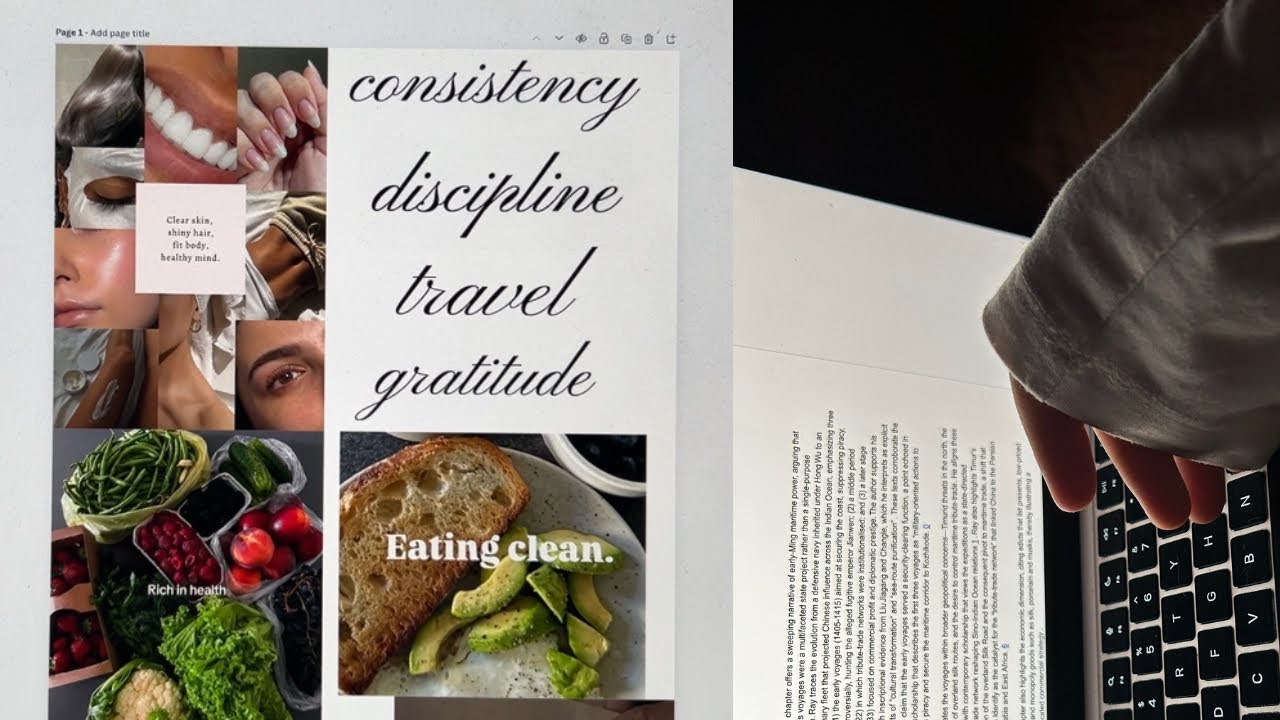 making a vision board for 2026