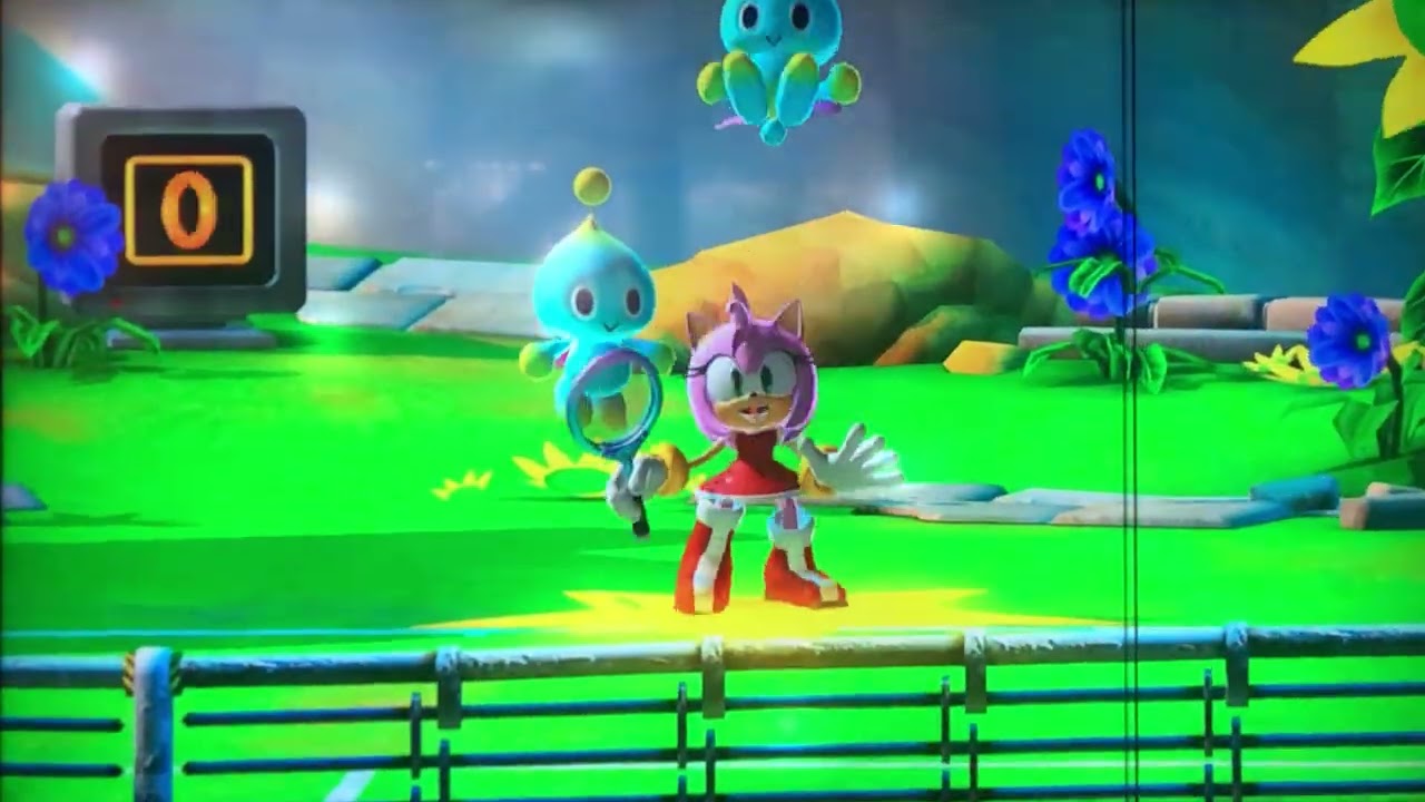 SEGA SUPERSTARS TENNIS XBOX 360 SONIC THE HEDGEHOG AMY VS TAILS NIGHTS REALA VS NIGHTS