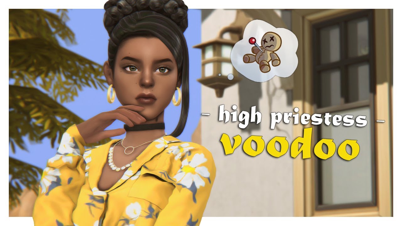 Королева Вуду | Sims 4 CAS - YouTube