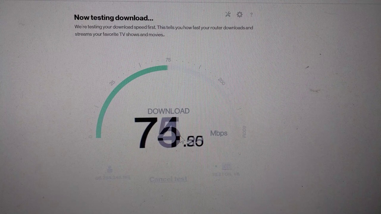 fios download speed test