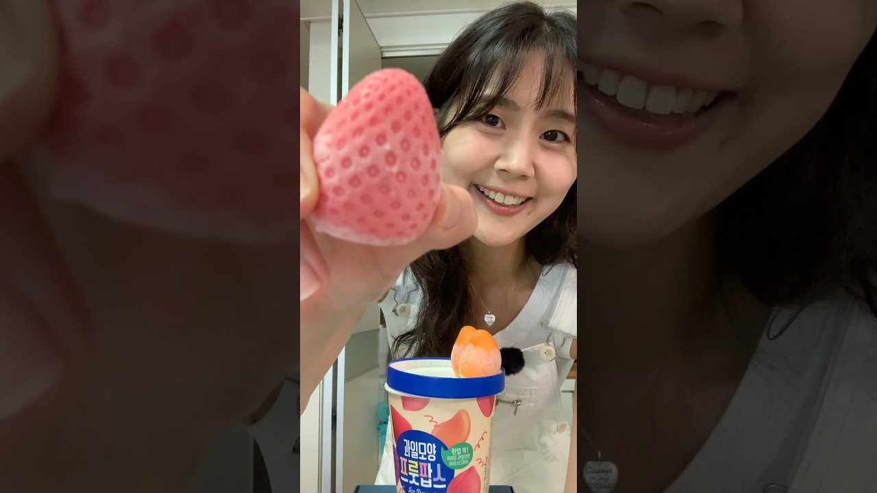 Fruit ice pops are now in Korea!!!