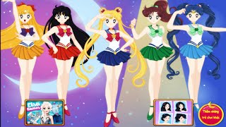 Thủy Thủ Mặt Trăng Pha Lê Biến Hình Game 60- Sailor Moon Dressup #60- Ltq  Channel Gameplays - Youtube