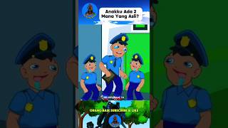 Anaku ada 2 mana yang asli ya ? Noob PoliceMan Bingung #funny #pomni #minecraft #skibiditoilet