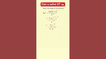 Algebraic Fraction Problem Involving Exponents/Index Laws | Math Tips