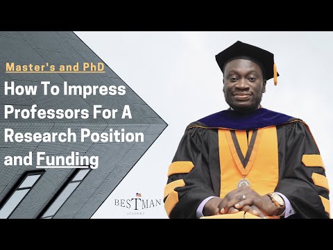 Cara Email dan Impress Profesor Riset Assistantship Pendanaan | Oleh Dr Babajide Ojo