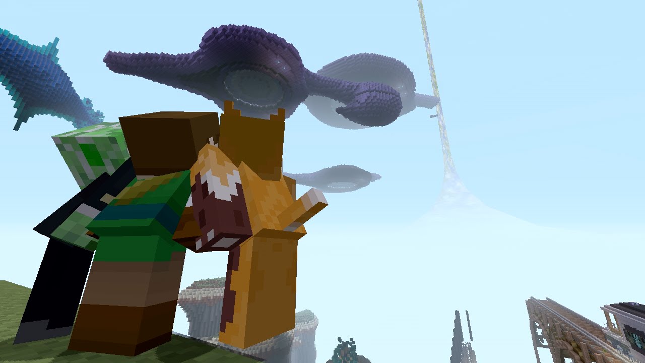 Minecraft Xbox HUNGER GAMES - Halo Derailed W/ Minigod and Ninja