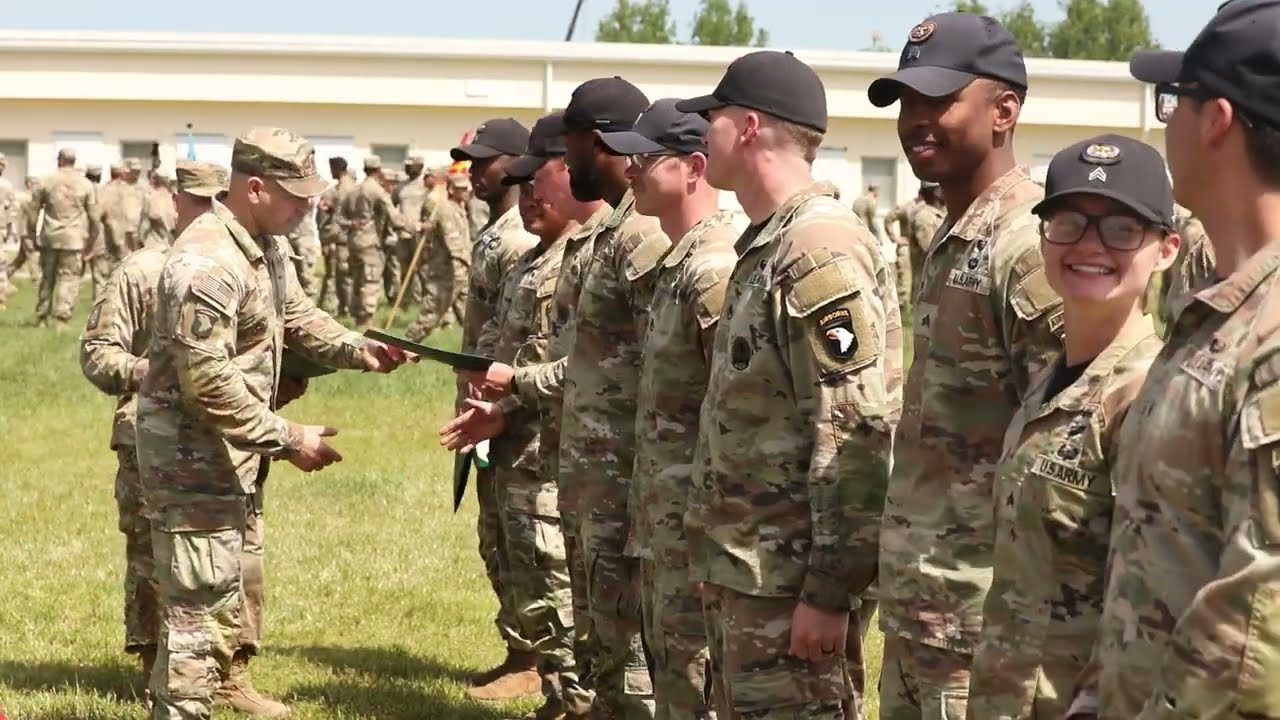 Air Assault Course Graduation at MKAB, Romania