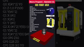 G Alphabet Engraving Universal Program | Macro | #vmc #cnc #automation #universal #reusableproducts