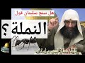 هل سمع سليمان عليه صلاة الله قول النملة الإمام صلاح الدين بن إبراهيم هل سمع سليمان عليه صلاة الله قول النملة الإمام صلاح الدين بن إبراهيم