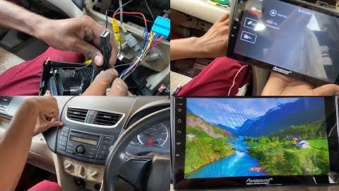 How to install android stereo in swift dzire at home | android stereo in car | #youtube #video #yt