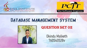 Database Management System | Question Set 2 | 1st Year | Semester 01 | | Okindu Malketh