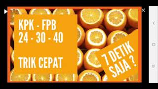 FPB KPK CARA SUPER MUDAH - Trik 7 Detik