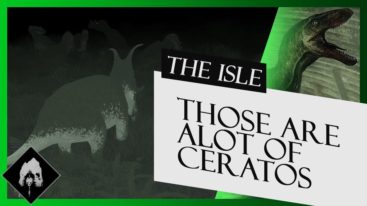 The Isle - Dibble VS 4 Ceratos and a sneaky Carno - YouTube