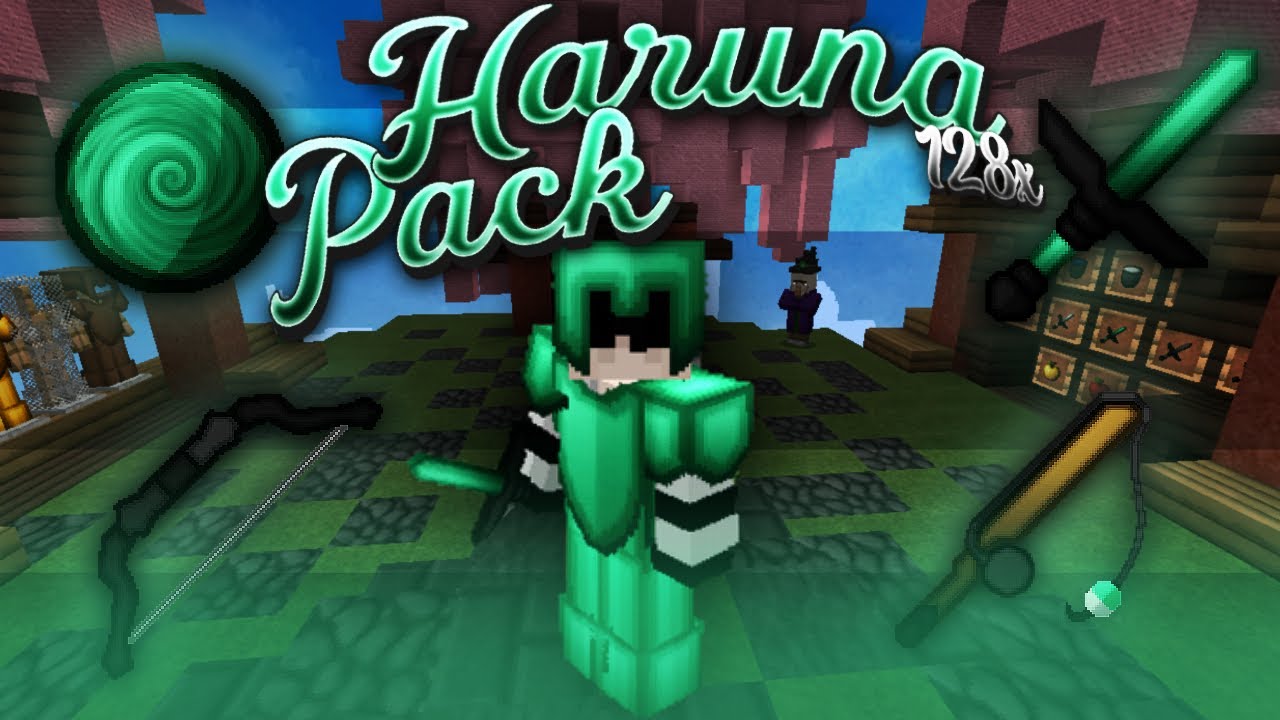 Haruna [128x] | PvP Texture Pack | Minecraft PE [1.1.x] [1.16.x] [1.17.x]