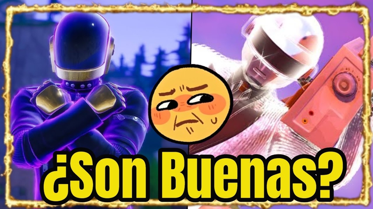 ¿VALE la PENA COMPRAR las SKINS de DAFT PUNK en FORTNITE? 🎶 Review + Gameplay