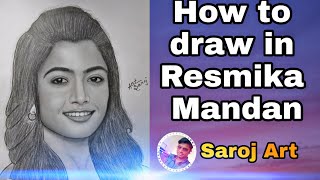 How To Draw In Resmika Mandan Pencil Sketch Resmika Mandan Drawing Saroj Art