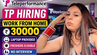 TP (Teleperformance) Work From Home Job 2026 | Salary 30000 PM | Digital Relationship Executive
