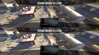 1v1 trickshot split screen on advanced warfare
