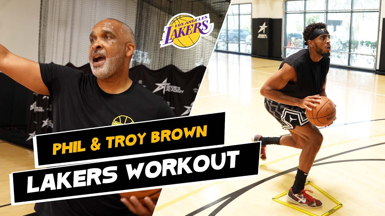 Lakers Lebron James Workout with Phil Handy