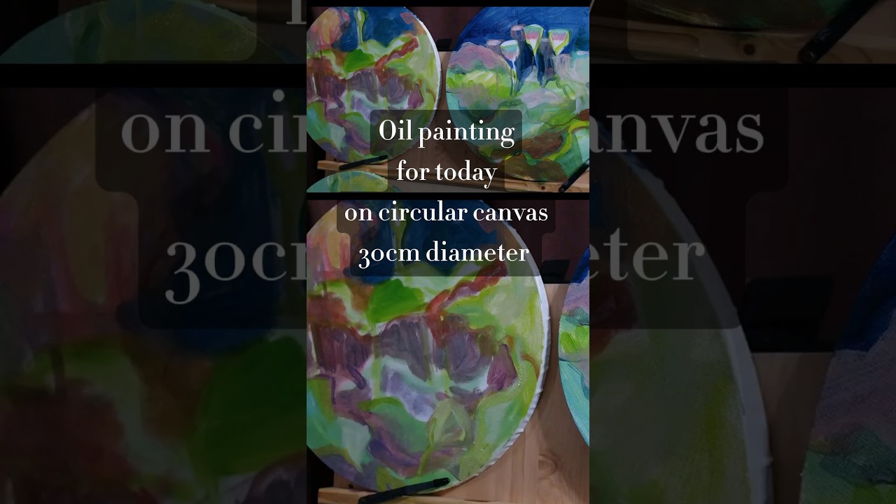 Keep working on!💪 This is a big project. I want to draw 9 of these circular canvas🤭 