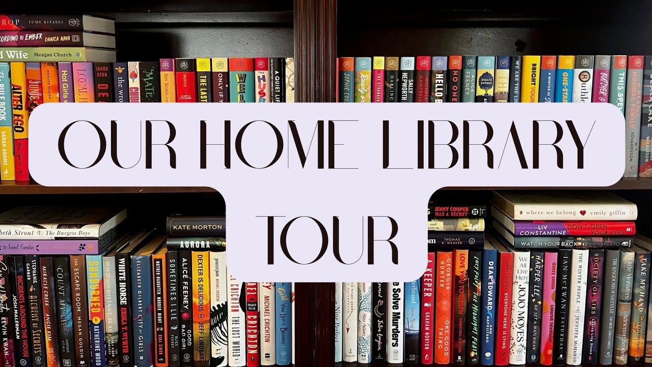 FULL Home Library Tour! 