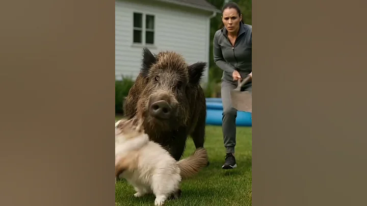 Can a Family Save Their Cat from a Wild Boar? MUST-SEE FOOTAGE