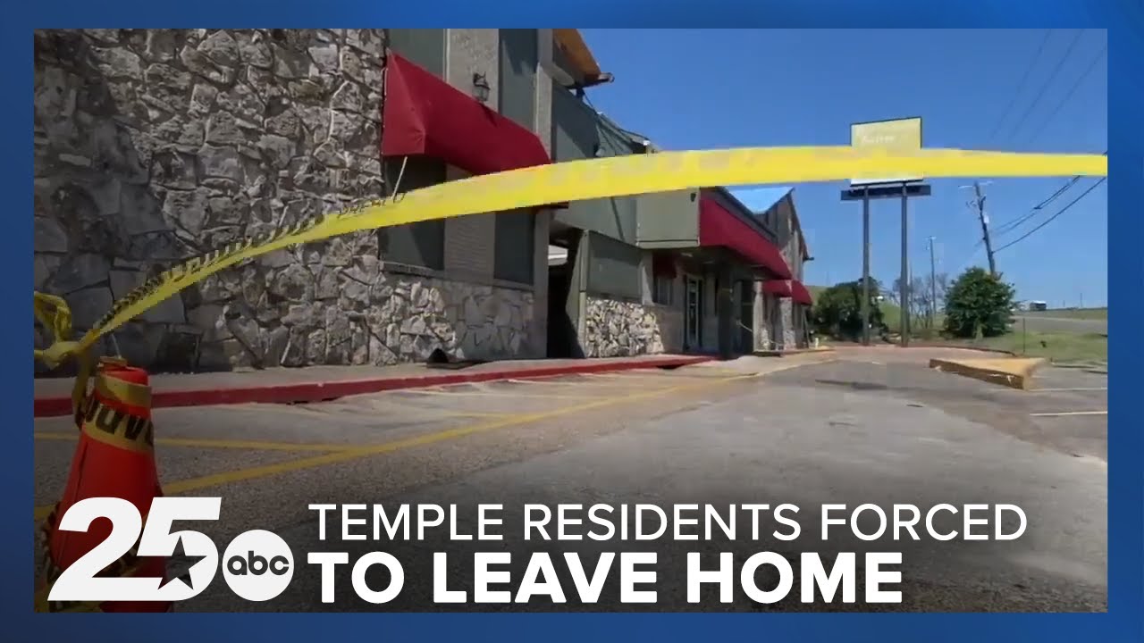 Residents forced to leave Barrington Apartments and Suites in Temple