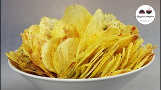 ЧИПСЫ в Микроволновке  4 ВКУСА! Обалденные! Homemade Potato Chips