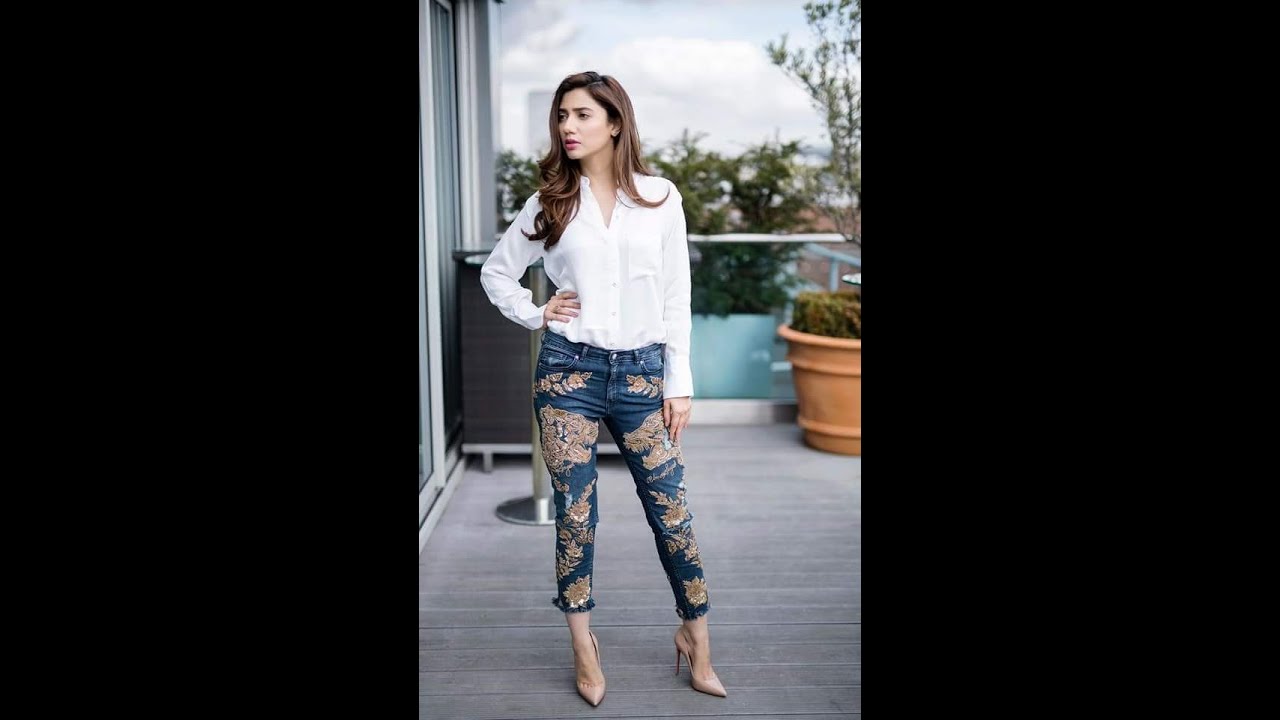 All pakistani actress jeans looks 