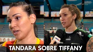 Tandara abre o jogo sobre Tiffany Eu nao concordo