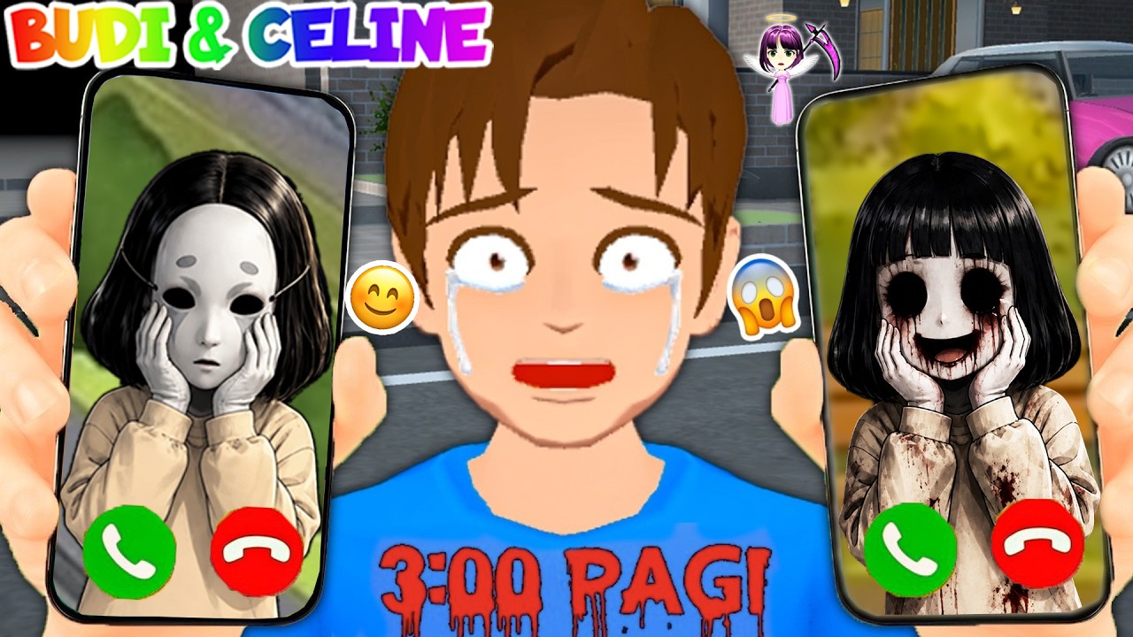 Yuta Mio Nekad Telfon HANTU IBU BILANG PAKAI INI DULU Jam 3:00 Pagi 😱 | Sakura School Simulator