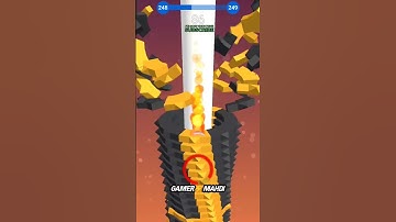 How to Play  Mobail Game on phone📲|| Stack ball 😱Level 248 || #shorts #youtubeshorts #gamingvideos