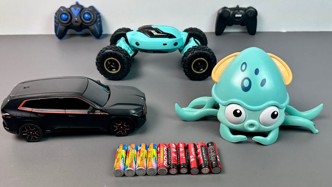 Satisfying With Unboxing Remote Control BMW XM vs Monster Stunt RC Car vs Octopus 