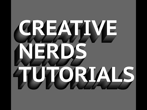 How to create a long shadow 3D text effect using illustrator
