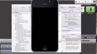 iOS Xcode main screen part1 toolbar