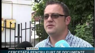CERCETATĂ PENTRU FURT DE DOCUMENTE