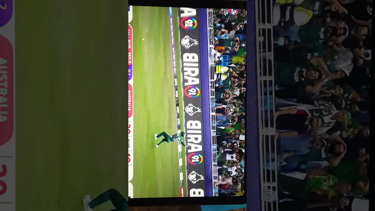 Hasan Ali drops the catch of wade